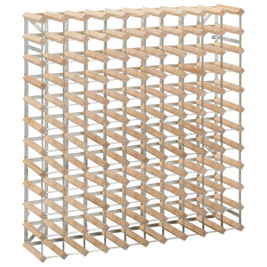 Portavini da 120 Bottiglie in Legno Massello di Pino cod mxl 51779