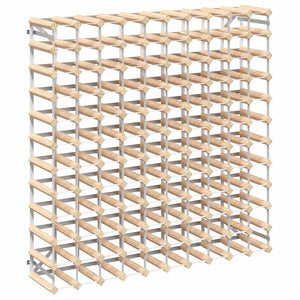 Portavini da 120 Bottiglie in Legno Massello di Pino 282472