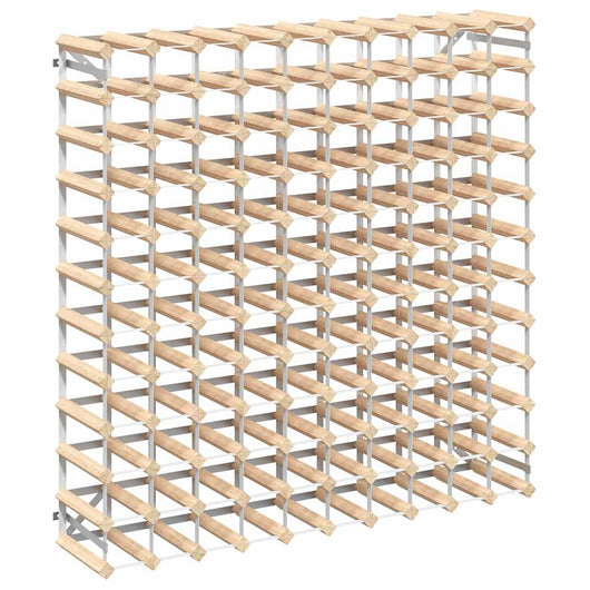 Portavini da 120 Bottiglie in Legno Massello di Pino 282472