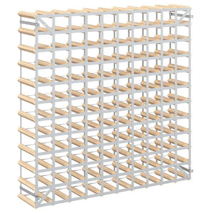 Portavini da 120 Bottiglie in Legno Massello di Pino 282472