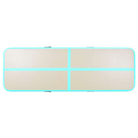 Tappetino Ginnastica Gonfiabile e Pompa 400x100x10 cm PVC Verde  cod mxl 71862