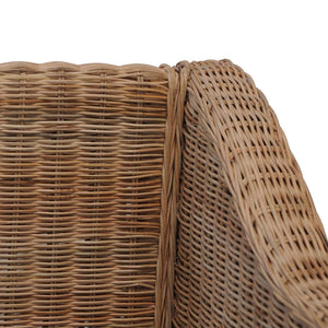 Poltrona con Cuscini in Rattan Naturale cod mxl 6268