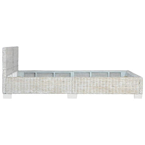 Giroletto senza Materasso Grigio Vero Rattan 140x200 cm 283091