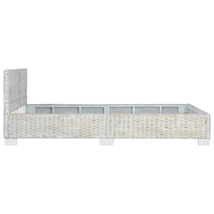 Giroletto senza Materasso Grigio Vero Rattan 140x200 cm 283091