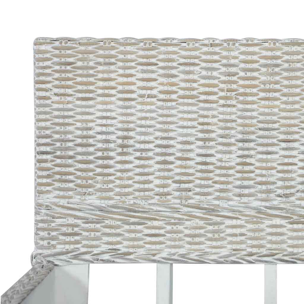 Giroletto senza Materasso Grigio Vero Rattan 140x200 cm 283091