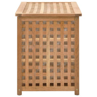 Cesto per Biancheria 77,5x37,5x46,5 cm in Legno Massello di Noce cod mxl 53371