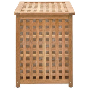 Cesto per Biancheria 77,5x37,5x46,5 cm in Legno Massello di Noce cod mxl 53371