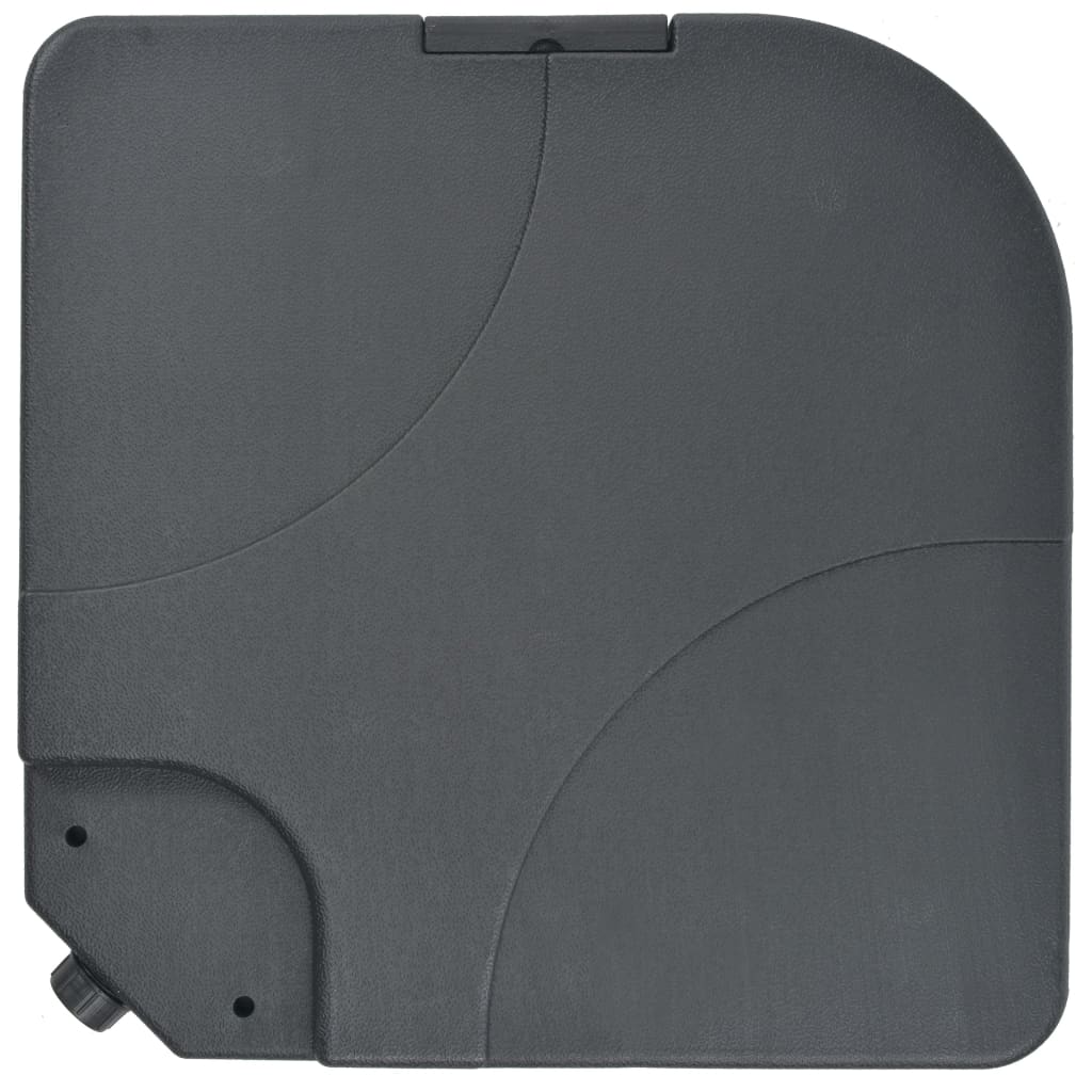 Ombrellone da Giardino con Base Portatile Tortora