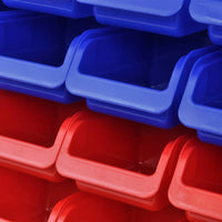 Pannelli Porta Attrezzi da Parete 2 pz Blu e Rosso 141401