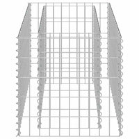 Gabbione Letto Rialzato in Acciaio Zincato 90x50x50 cm cod mxl 49060