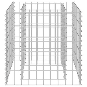 Gabbione Letto Rialzato in Acciaio Zincato 50x50x50 cm cod mxl 67390