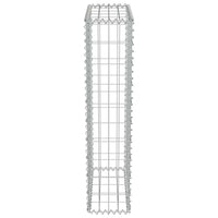 Gabbione con Copertura in Acciaio Zincato 50x20x100 cm 143576