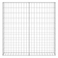 Gabbione in Acciaio Zincato Coperto 80x20x100 cm