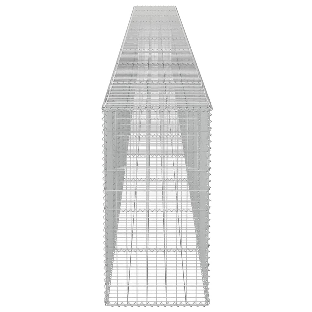 Gabbione in Acciaio Zincato Coperto 900 x 50 x 100 cm 143588