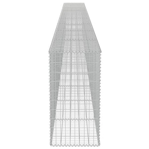 Gabbione in Acciaio Zincato Coperto 900 x 50 x 100 cm 143588