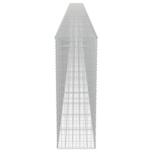 Gabbione in Acciaio Zincato Coperto 900 x 50 x 150 cm 143589