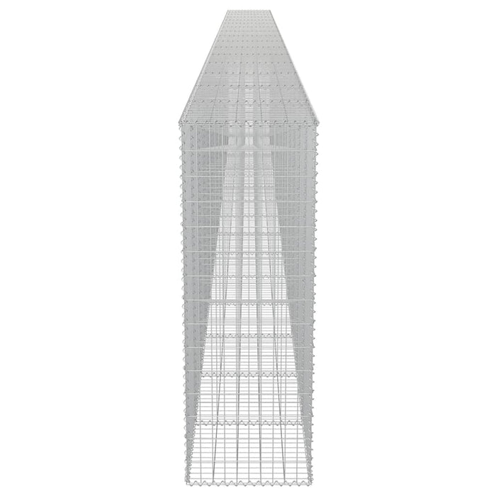 Gabbione in Acciaio Zincato Coperto 900 x 50 x 150 cm 143589