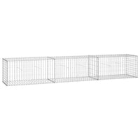 Gabbione con Copertura in Acciaio Zincato 300x50x50 cm cod mxl 13141