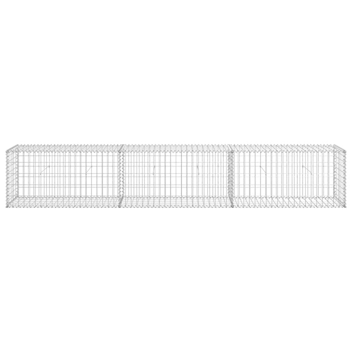 Gabbione con Copertura in Acciaio Zincato 300x50x50 cm cod mxl 13141