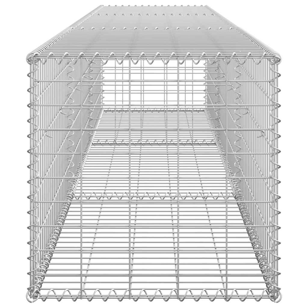Gabbione con Copertura in Acciaio Zincato 300x50x50 cm cod mxl 13141