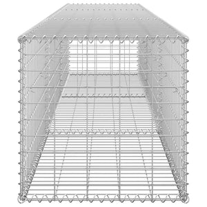 Gabbione con Copertura in Acciaio Zincato 300x50x50 cm cod mxl 13141