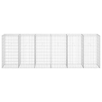 Gabbione con Copertura in Acciaio Zincato 300x50x100 cm