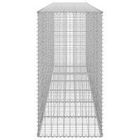 Gabbione con Copertura in Acciaio Zincato 300x50x100 cm