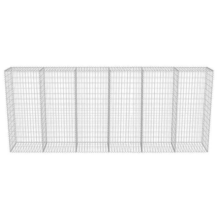 Gabbione con Copertura in Acciaio Zincato 300x50x150 cm cod mxl 12965