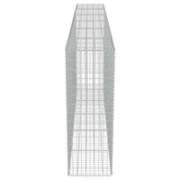 Gabbione con Copertura in Acciaio Zincato 300x50x150 cm cod mxl 12965