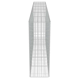 Gabbione con Copertura in Acciaio Zincato 300x50x150 cm cod mxl 12965