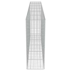 Gabbione con Copertura in Acciaio Zincato 300x50x150 cm 143593