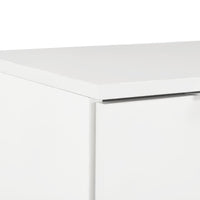 Credenza buffet cassettiera mobile contenitore organizer cucina soggiorno lucido 71 x 35 x 80 cm pannelli compositi bianco 02_0030767