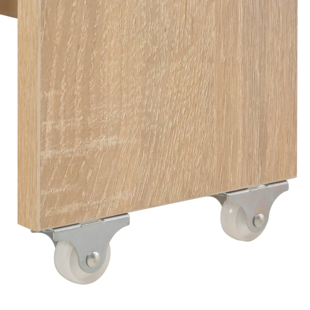 Tavolo da Pranzo Estensibile Rovere Sonoma 175x90x75 cm cod 12335