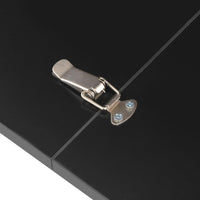 Tavolo da Pranzo Estensibile Nero Lucido 175x90x75 cm 283732