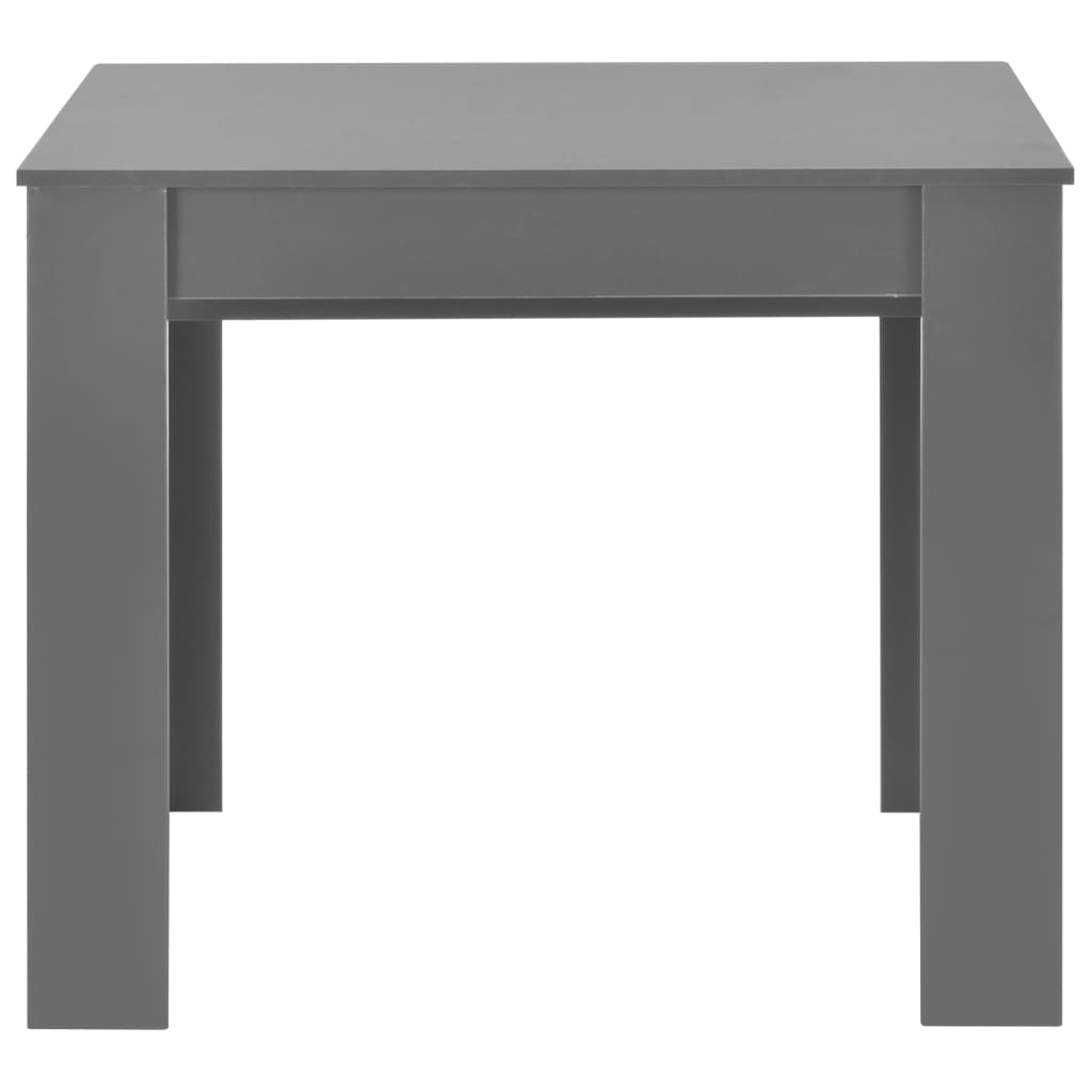 Tavolo da Pranzo Estensibile Grigio Lucido 175x90x75 cm in MDF 283733
