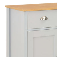 Credenza Grigia 79x35x81 cm 283742