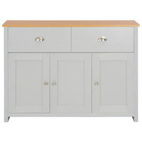 Credenza-Buffet-Armadio da cucina Grigia 112x35x81 cm
