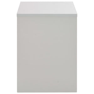 Tavolo da Trucco con Specchio e Sgabello Grigio 104x45x131 cm 283744