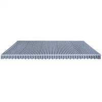 Tenda da Sole Pieghevole Manuale 600 cm Blu/Bianca 276352