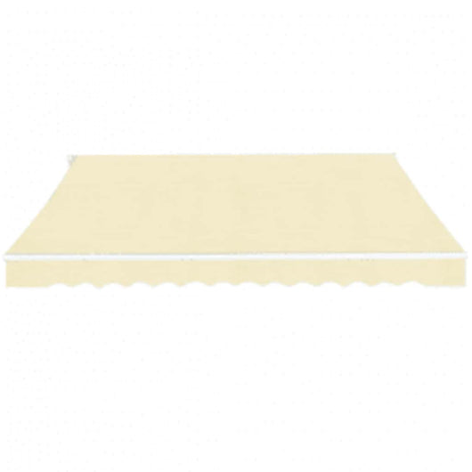 Tenda da Sole Pieghevole Manuale 600 cm Crema 276353