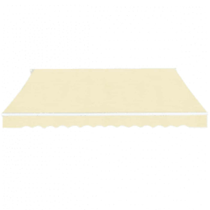 Tenda da Sole Pieghevole Manuale 600 cm Crema 276353