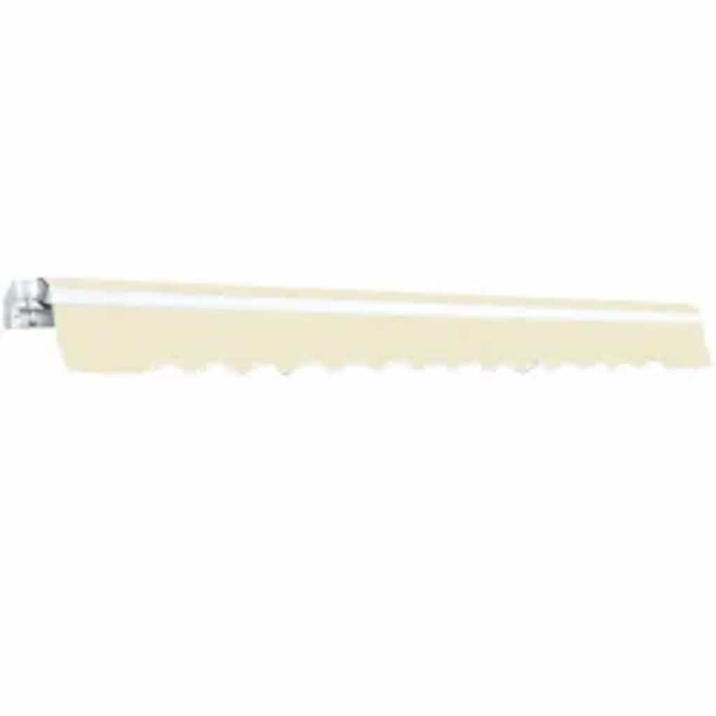 Tenda da Sole Pieghevole Manuale 600 cm Crema 276353