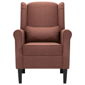 Poltrona Marrone in Tessuto 248617