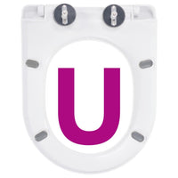 Sedile WC con chiusura ammortizzata Sedile WC con ciotola Sedile WC Bagno Casa Ristorante Negozio Hotel Bianco 02_0002908