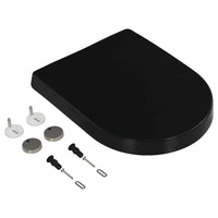 Copriwater Ammortizzato a Sgancio Rapido Nero cod mxl 45044