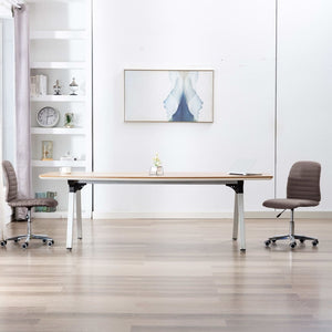 Sedie da Pranzo 2 pz Grigio Talpa in Tessuto cod mxl 7615