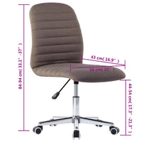 Sedie da Pranzo 2 pz Grigio Talpa in Tessuto cod mxl 7615