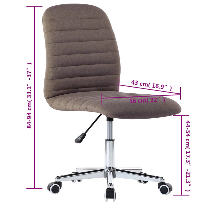 Sedie da Pranzo 2 pz Grigio Talpa in Tessuto cod mxl 7615