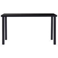 Tavolo da Pranzo Nero 140x70x75 cm in Vetro Temperato cod mxl 8329