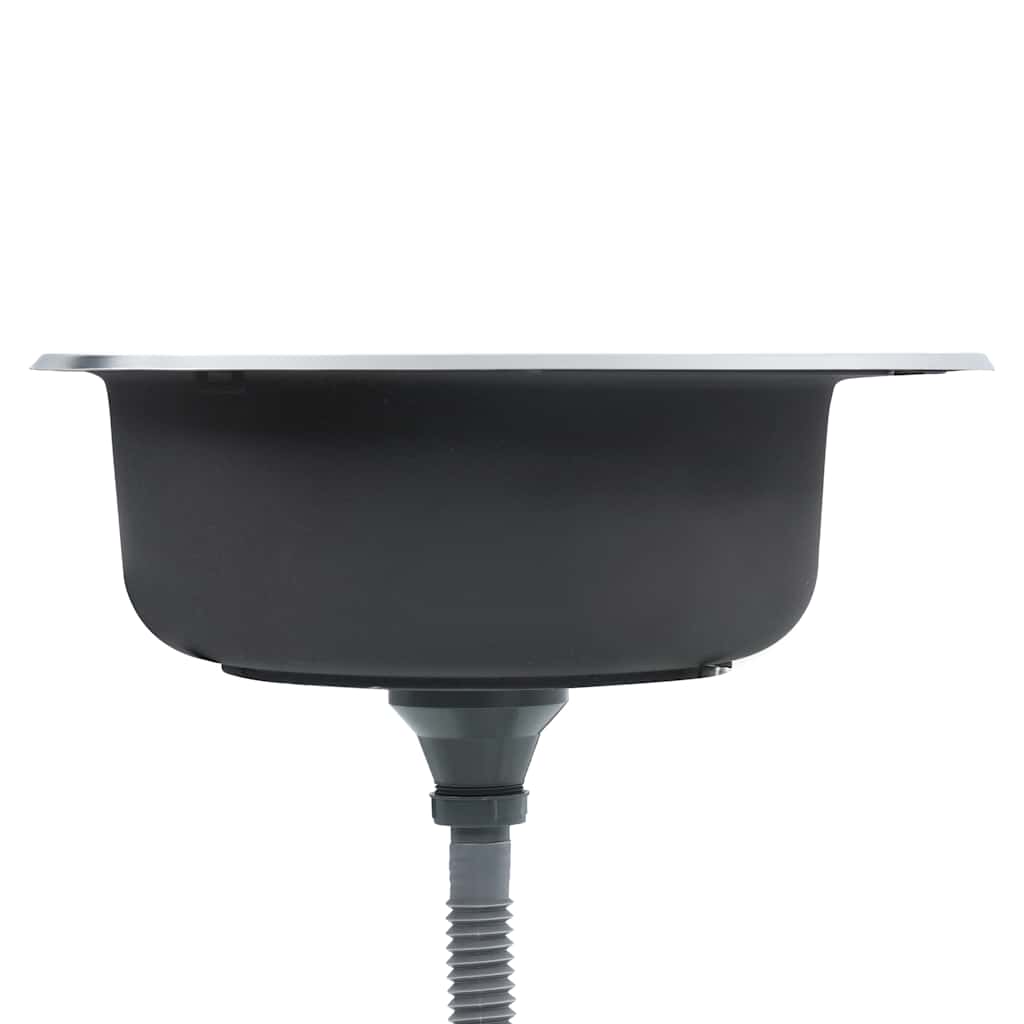 Lavello da Cucina con Filtro e Sifone in Acciaio Inox 145071